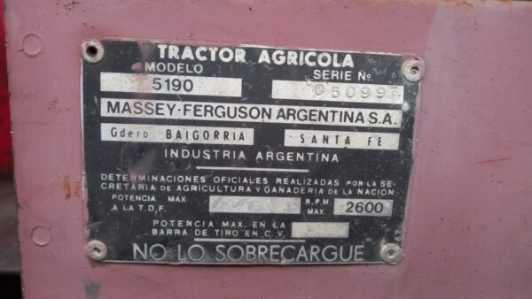 MASSEY ARTICULADO 5010 - Image 5